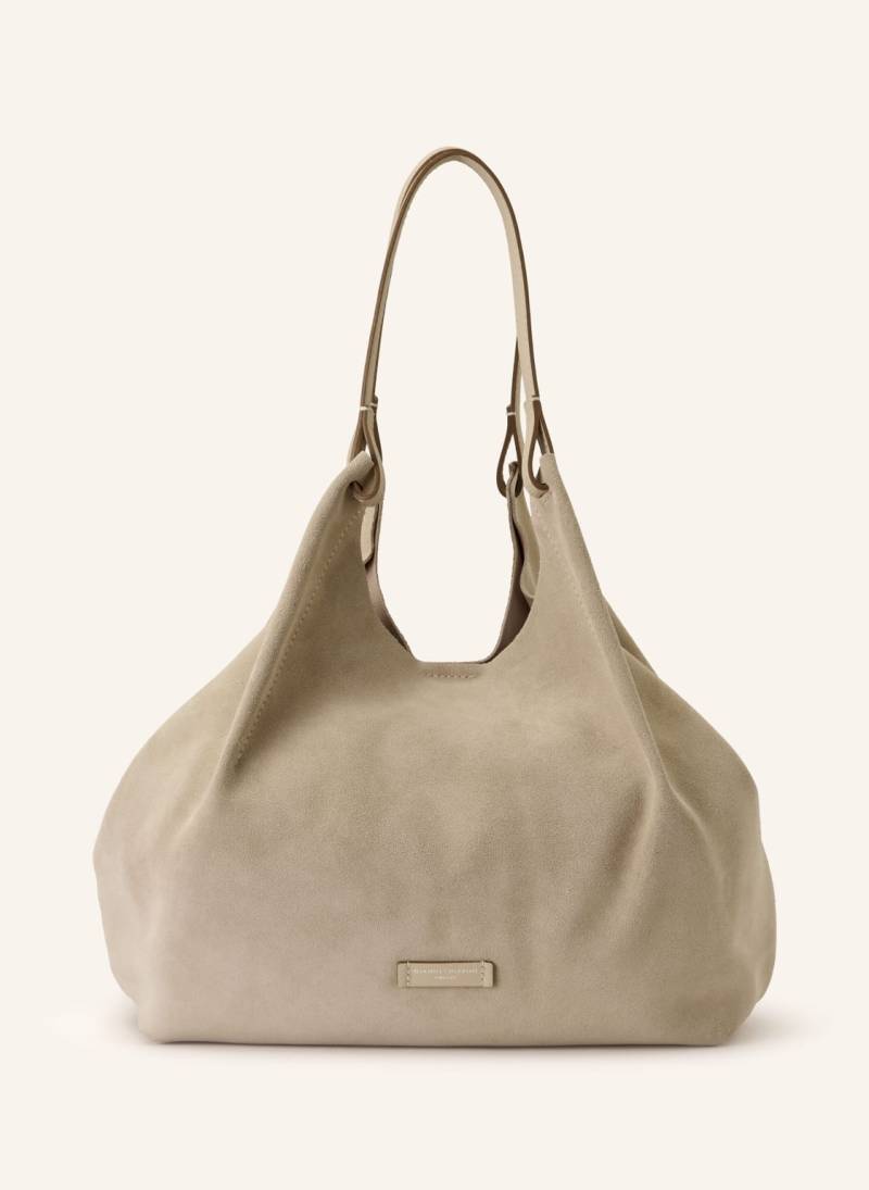 Gianni Chiarini Hobo-Bag Dua Xl Mit Pouch beige von GIANNI CHIARINI