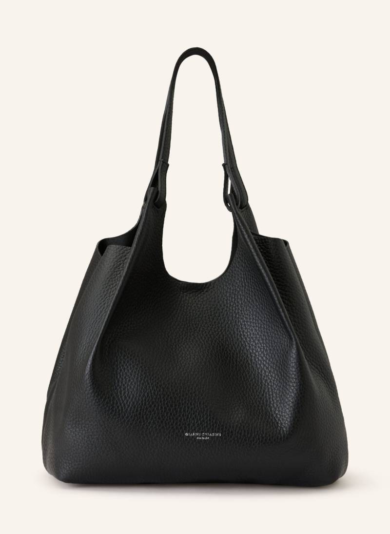 Gianni Chiarini Shopper Dua Xl Mit Pouch schwarz von GIANNI CHIARINI