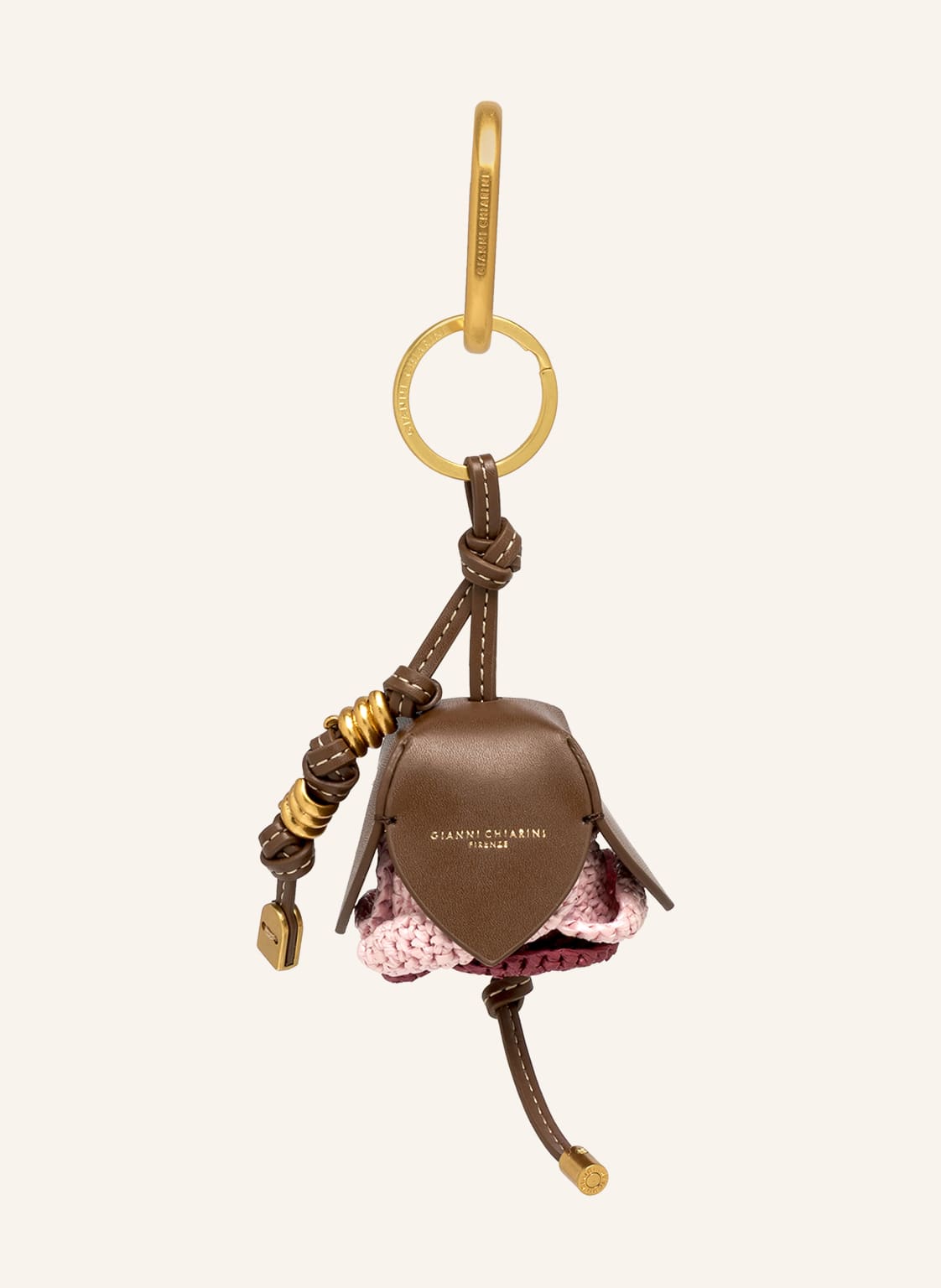 Gianni Chiarini Taschenanhänger Flower braun von GIANNI CHIARINI