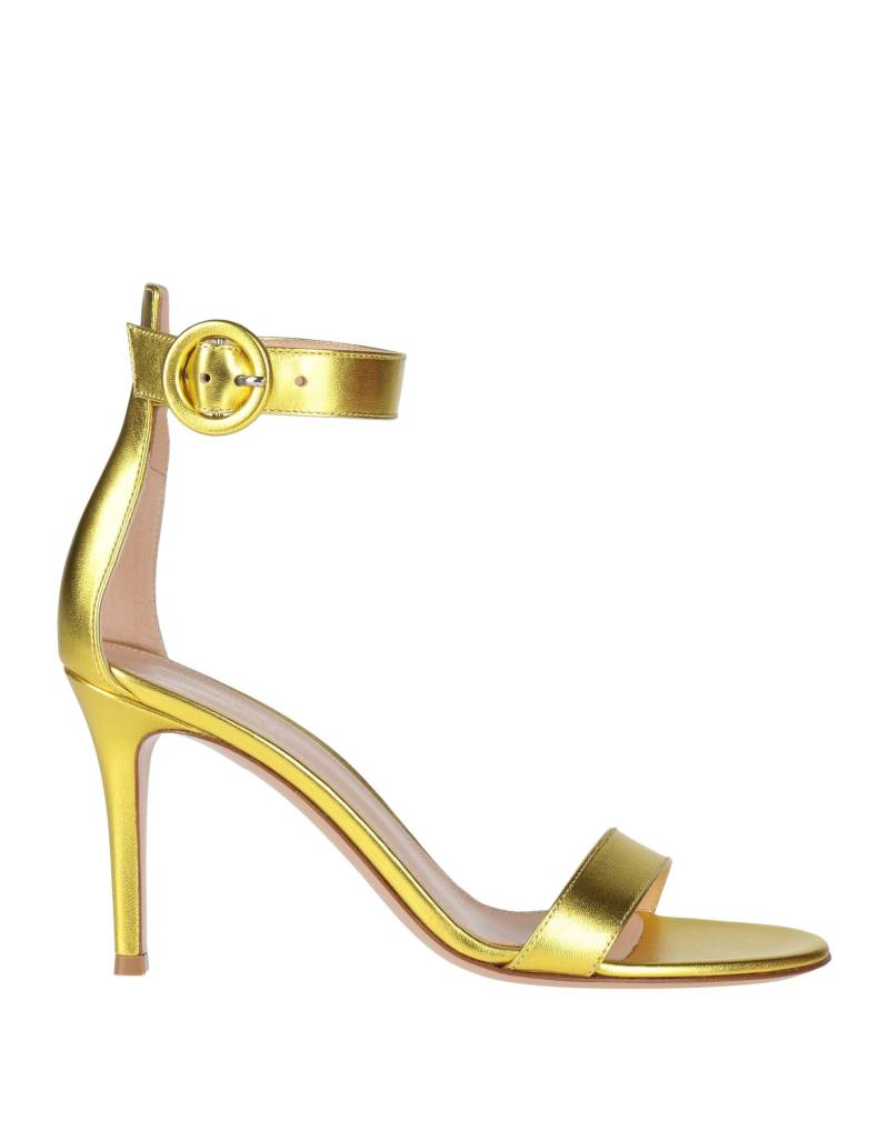 GIANVITO ROSSI Sandale Damen Gelb von GIANVITO ROSSI