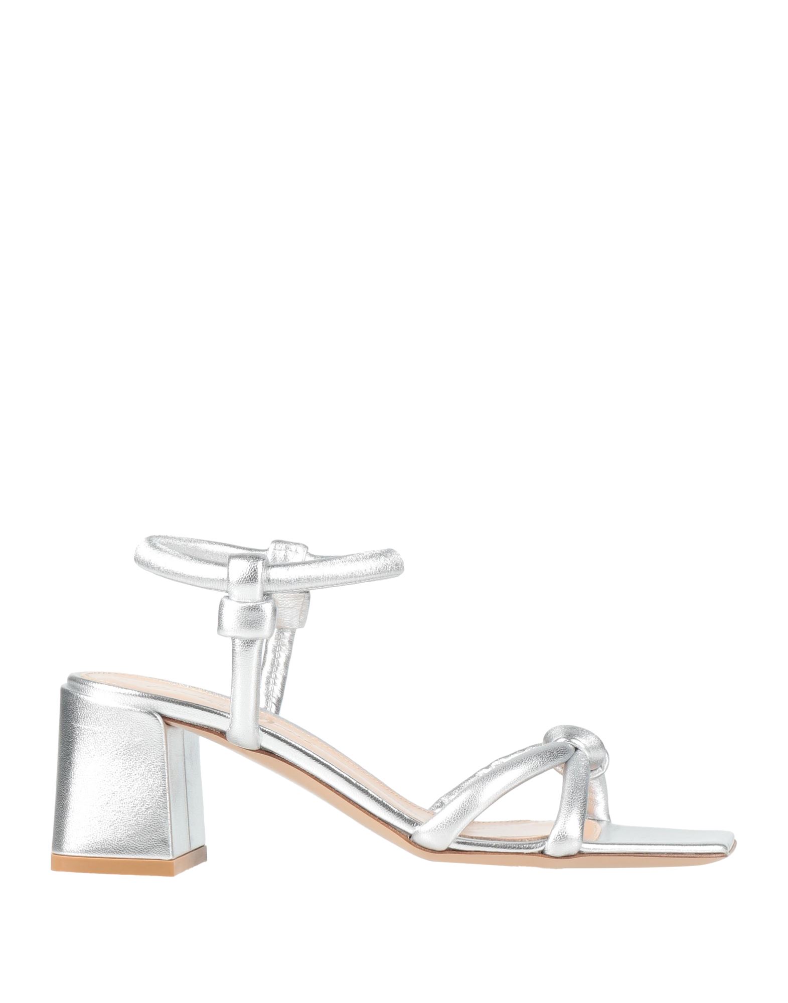 GIANVITO ROSSI Sandale Damen Silber von GIANVITO ROSSI