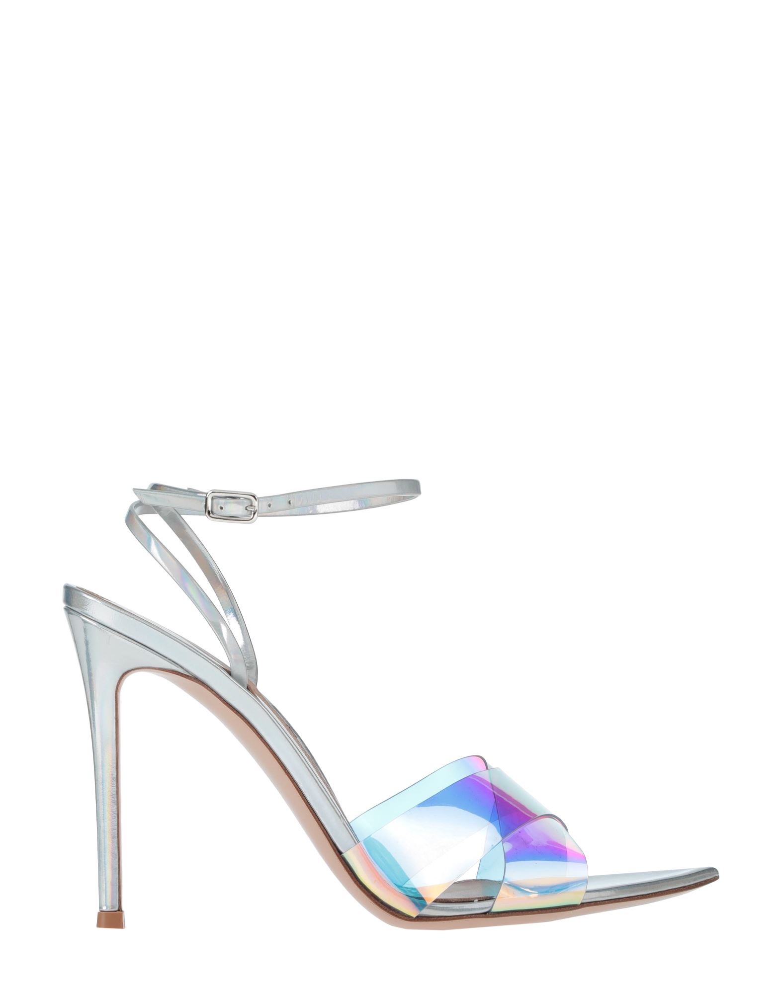 GIANVITO ROSSI Sandale Damen Silber von GIANVITO ROSSI