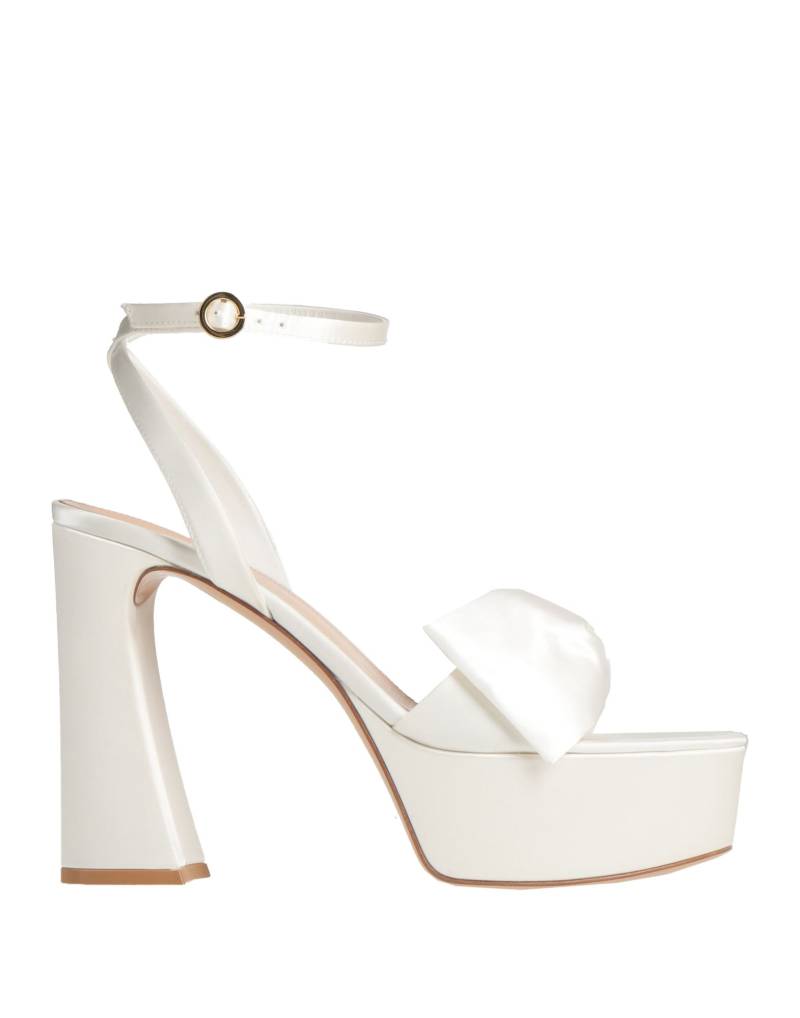 GIANVITO ROSSI Sandale Damen Weiß von GIANVITO ROSSI