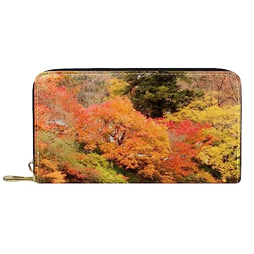 GIAPB Geldbörse für Herren,Damen Geldbörse,Herren Geldbörse,Clutch Geldbörse für Damen,Herbstlandschaft von GIAPB