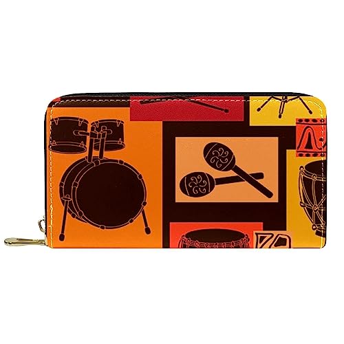 GIAPB Portemonnaie für Männer,Portemonnaie Damen,minimalistisches Portemonnaie für Männer,Abstrakte geometrische afrikanische Kunst von GIAPB