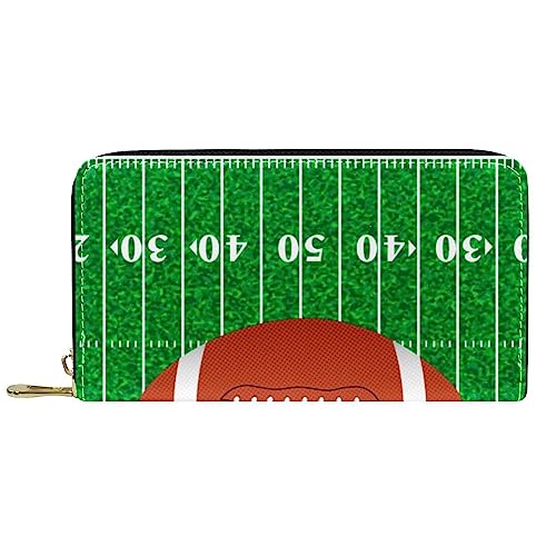 GIAPB Portemonnaie für Männer,Portemonnaie Damen,minimalistisches Portemonnaie für Männer,American Football von GIAPB