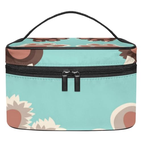 Kosmetik Reisetasche,Make up Organizer Tasche,Cartoon Katzenpfotenmuster von GIAPB