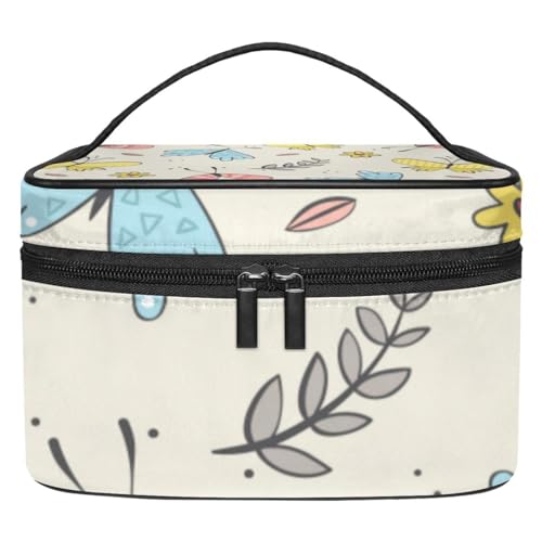 Kosmetik Reisetasche,Make up Organizer Tasche,Cartoon Schmetterling Illustration von GIAPB