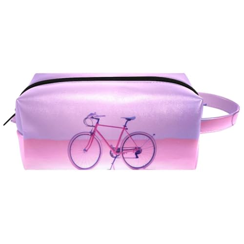 Kosmetik Reisetasche,Schminktaschen für Damen,Fahrrad Pink Sport von GIAPB