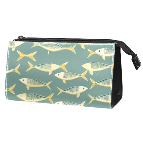 Kosmetik Reisetasche,Schminktaschen für Damen,abstraktes Ozeanfischmeer von GIAPB