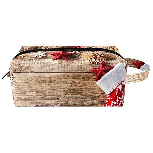 Make up Tasche,Kulturbeutel,Kosmetiktaschen für Damen,Frohe Weihnachten von GIAPB