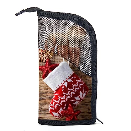 Make up Tasche,Kulturbeutel,Kosmetiktaschen für Damen,Frohe Weihnachten von GIAPB