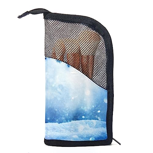 Make up Tasche,Kulturbeutel,Kosmetiktaschen für Damen,Winterlandschaft von GIAPB