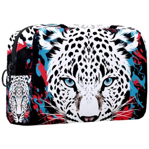 Make up Taschen für Damen,Kulturbeutel für Herren,Buntes Tierleopardenmuster von GIAPB