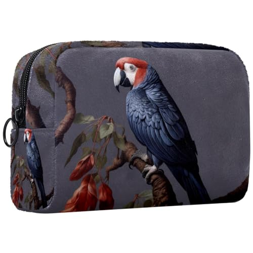 Make up Taschen für Damen,Kulturbeutel für Herren,Papagei Tier Vogel Muster von GIAPB