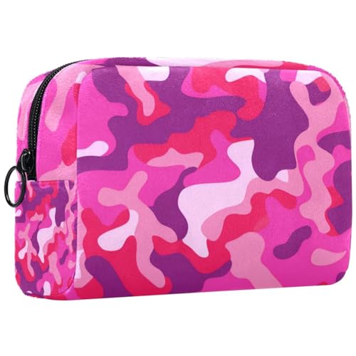 Make up Taschen für Damen,Kulturbeutel für Herren,abstrakte rosa camo von GIAPB