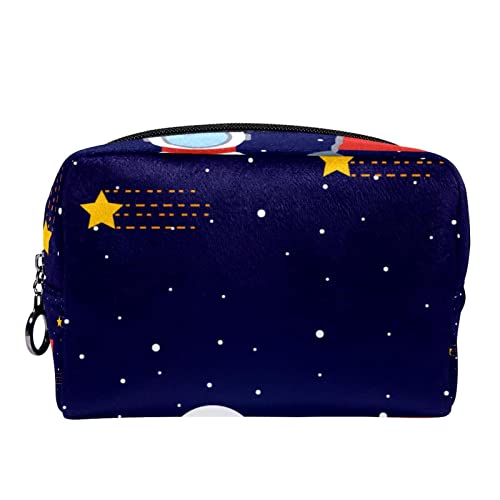 Reise Make up Tasche,Make up Organizer Tasche,Make up Taschen für Frauen,Galaxie Planetenmuster von GIAPB