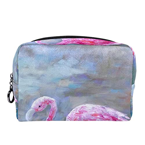 Reise Make up Tasche,Make up Organizer Tasche,Make up Taschen für Frauen,Tierische Flamingo Kunst von GIAPB