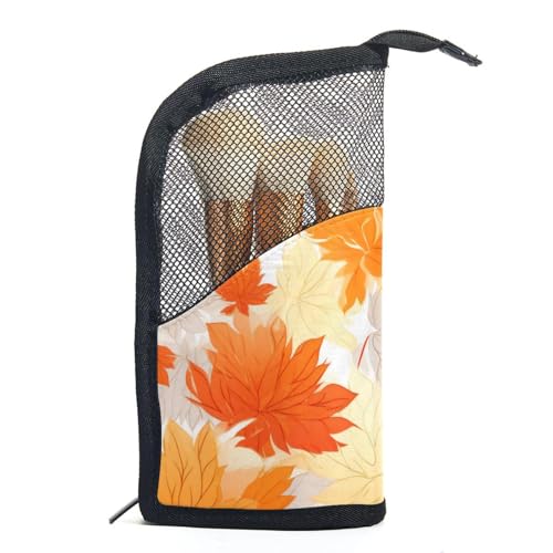 Reisekosmetiktasche,Make up Organizer Tasche,Herbstliches Ahornblattmuster von GIAPB