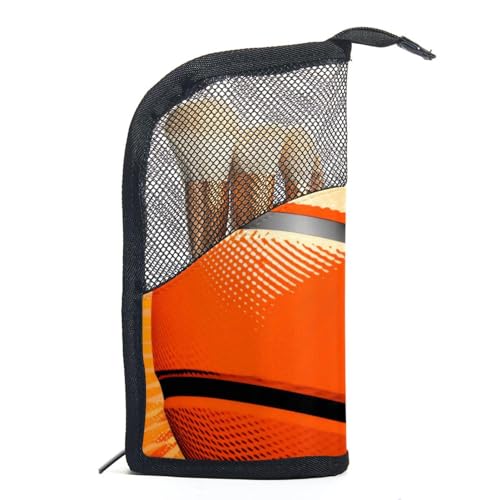 Reisekosmetiktasche,Make up Organizer Tasche,Kunst Basketball Muster von GIAPB