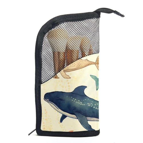 Reisekosmetiktasche,Make up Organizer Tasche,Kunst Wal Tier Illustration von GIAPB