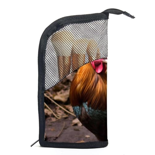 Reisekosmetiktasche,Make up Organizer Tasche,Tierisches Huhn Geflügel Muster von GIAPB