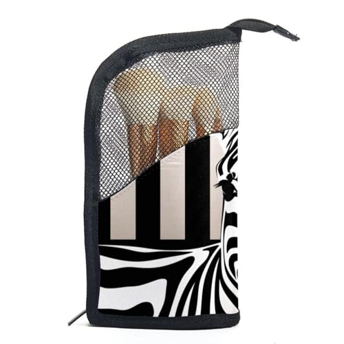 Reisekosmetiktasche,Make up Organizer Tasche,Tierisches Zebramuster von GIAPB