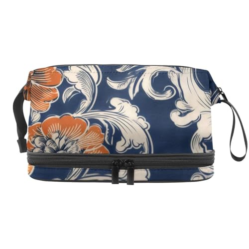 Reisekosmetiktasche,Make up Organizer Tasche,abstrakte ethnische Blumenblüte von GIAPB