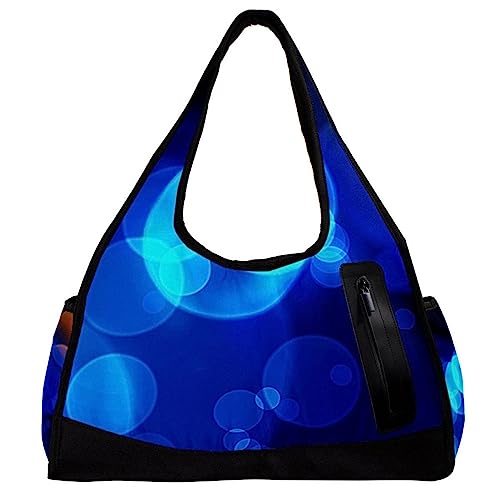 Sporttasche für Damen,Reisetasche,Sporttasche,Damen Sporttasche,Blauer Hintergrund von GIAPB