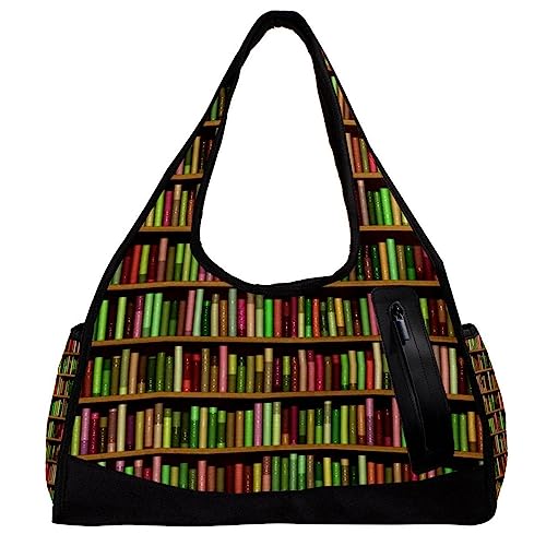 Sporttasche für Damen,Reisetasche,Sporttasche,Damen Sporttasche,Bücher Bücherregal von GIAPB