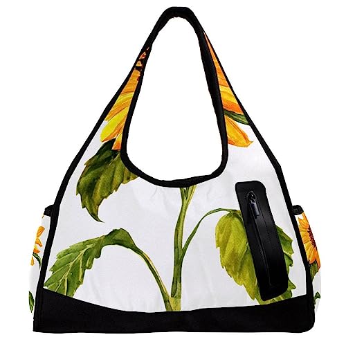 Sporttasche für Damen,Reisetasche,Sporttasche,Damen Sporttasche,Frühlingssonnenblume von GIAPB