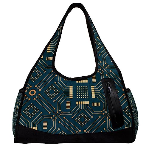 Sporttasche für Damen,Reisetasche,Sporttasche,Damen Sporttasche,Kunstplatine von GIAPB