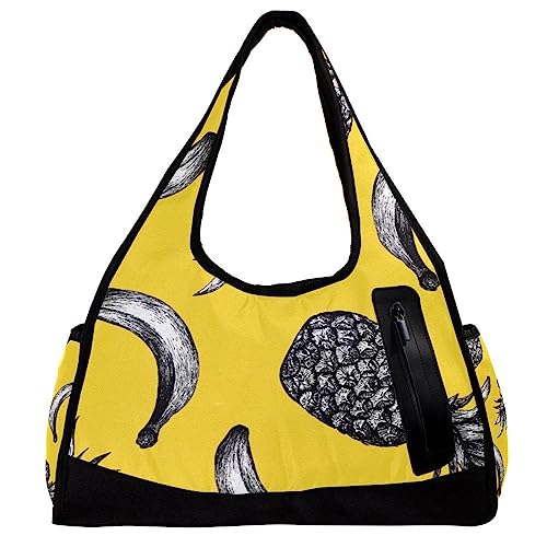 Sporttasche für Damen,Reisetasche,Sporttasche,Damen Sporttasche,Sommerliche Bananenfrucht von GIAPB