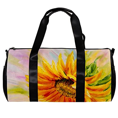 Turnbeutel für Damen,Reisetasche,Turnbeutel für Herren,Sporttasche,Abstrakte Sonnenblumenblume von GIAPB