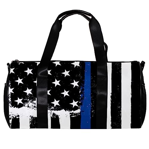 Turnbeutel für Damen,Reisetasche,Turnbeutel für Herren,Sporttasche,Amerika Flagge blau von GIAPB