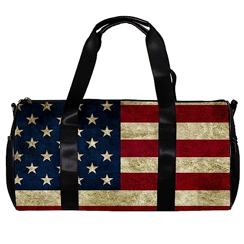 Turnbeutel für Damen,Reisetasche,Turnbeutel für Herren,Sporttasche,Amerika Flagge von GIAPB