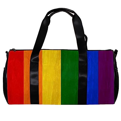 Turnbeutel für Damen,Reisetasche,Turnbeutel für Herren,Sporttasche,Aquarell Regenbogen von GIAPB