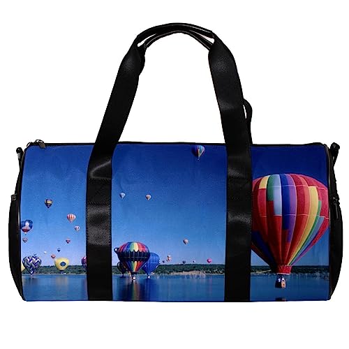 Turnbeutel für Damen,Reisetasche,Turnbeutel für Herren,Sporttasche,Ballon Heißluftlandschaft von GIAPB