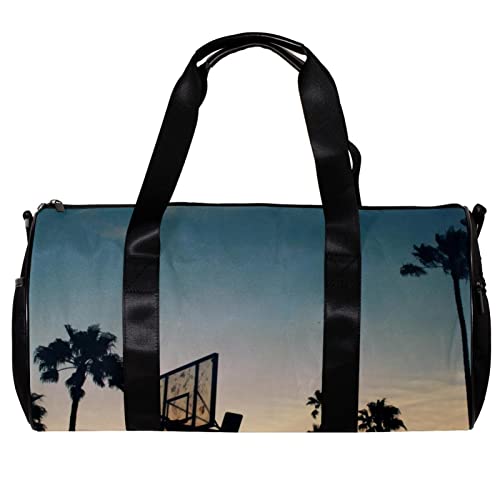 Turnbeutel für Damen,Reisetasche,Turnbeutel für Herren,Sporttasche,Basketball Rückwand von GIAPB