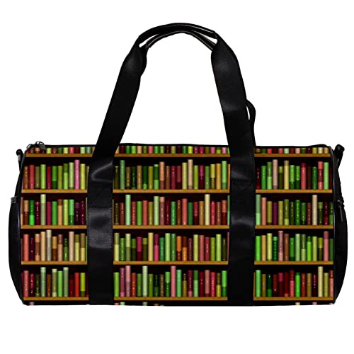 Turnbeutel für Damen,Reisetasche,Turnbeutel für Herren,Sporttasche,Bücher Bücherregal von GIAPB