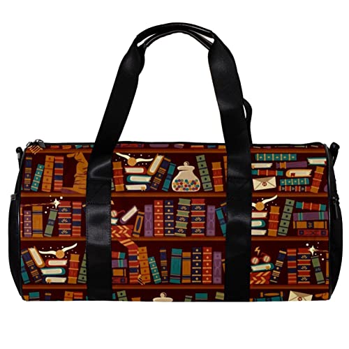 Turnbeutel für Damen,Reisetasche,Turnbeutel für Herren,Sporttasche,Bücherregal von GIAPB