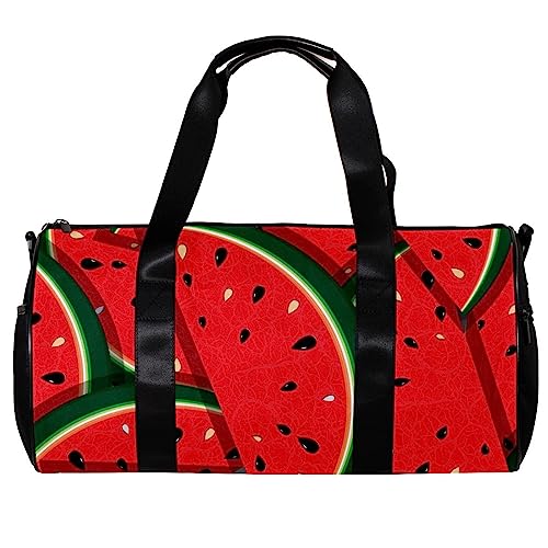 Turnbeutel für Damen,Reisetasche,Turnbeutel für Herren,Sporttasche,Cartoon Frucht Wassermelone von GIAPB