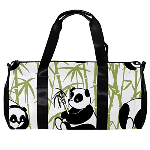 Turnbeutel für Damen,Reisetasche,Turnbeutel für Herren,Sporttasche,Cartoon Tier Panda von GIAPB