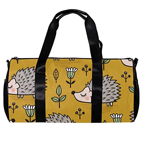 Turnbeutel für Damen,Reisetasche,Turnbeutel für Herren,Sporttasche,Cartoon Tiere Pflanzen Bild von GIAPB