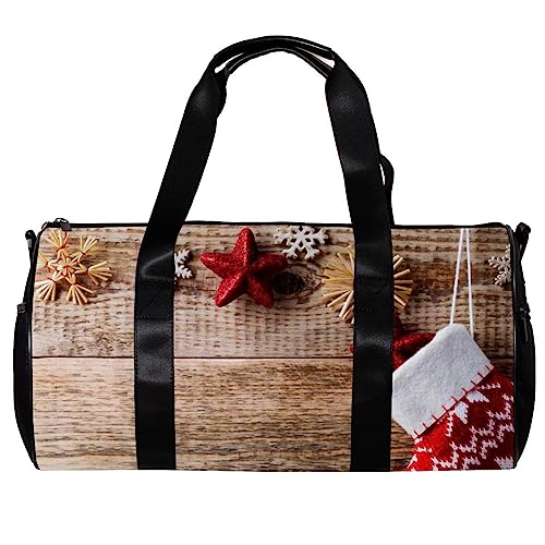 Turnbeutel für Damen,Reisetasche,Turnbeutel für Herren,Sporttasche,Frohe Weihnachten von GIAPB