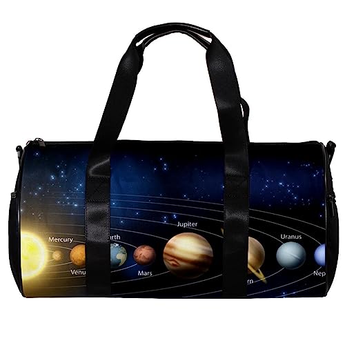 Turnbeutel für Damen,Reisetasche,Turnbeutel für Herren,Sporttasche,Planet des Sonnensystems von GIAPB