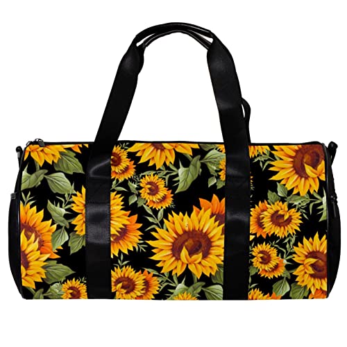 Turnbeutel für Damen,Reisetasche,Turnbeutel für Herren,Sporttasche,Sommer Sonnenblumen Blume von GIAPB