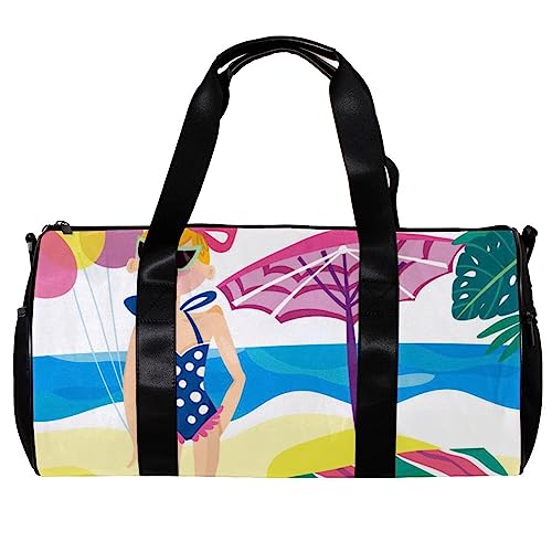 Turnbeutel für Damen,Reisetasche,Turnbeutel für Herren,Sporttasche,Strandsommer von GIAPB