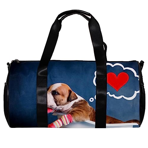 Turnbeutel für Damen,Reisetasche,Turnbeutel für Herren,Sporttasche,Tierhund von GIAPB