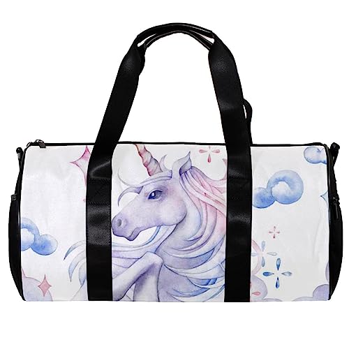 Turnbeutel für Damen,Reisetasche,Turnbeutel für Herren,Sporttasche,Tierisches Einhornmuster von GIAPB